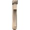 Ekena Millwork Westlake Arts and Crafts Smooth Bracket w/ Offset Brace, Douglas Fir, 5 1/2"W x 26"D x 34"H BKT0604X26X34WTL03SDF - alternate 2